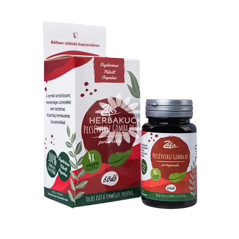 Zafír Pecsétviaszgomba (Ganoderma) DR kapszula, 60 db Zafír Pecsétviaszgomba (Ganoderma) DR kapszula, 60 db